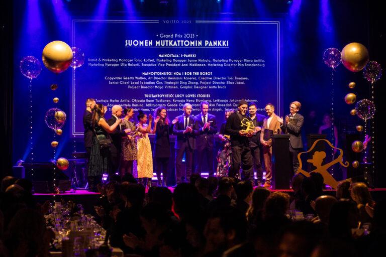 Voitto-gaalassa palkittiin vuoden 2025 parhaita mainoselokuvia – Grand Prix -palkinto S-Pankille